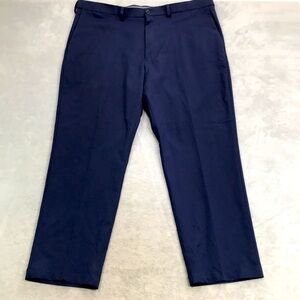 Haggar Navy Performance Flex Classic Fit Men's Pants 42 X 30
